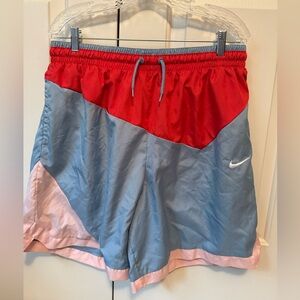 Nike Red and Blue Athletic Shorts